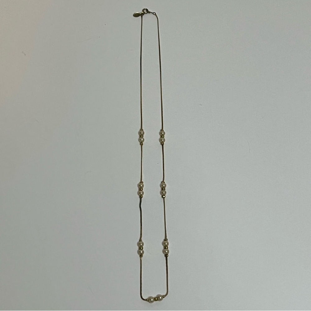 Faux, Costume, Estate, Vintage Jewelry, Peal Necklace